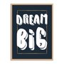 Quadro Decorativo Frase Dream Big