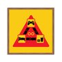 Quadro Decorativo Gamer Geek e Nerd Ciclo Infinito Jogar Comer Dormir Jogar