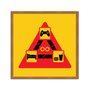 Quadro Decorativo Gamer Geek e Nerd Ciclo Infinito Jogar Comer Dormir Jogar