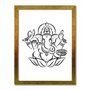 Quadro Decorativo Ganesha Elefante Zen