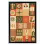 Quadro Decorativo Geométrico Coffee Culture Estilo Modern Heritage