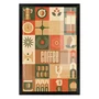 Quadro Decorativo Geométrico Coffee Culture Estilo Modern Heritage