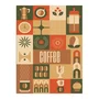 Quadro Decorativo Geométrico Coffee Culture Estilo Modern Heritage