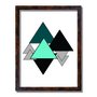 Quadro Decorativo Geométrico Triangulos