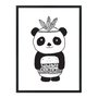 Quadro Decorativo Gravura de Panda