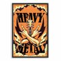 Quadro Decorativo Heavy Metal Mãos E Guitarra