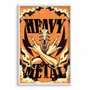 Quadro Decorativo Heavy Metal Mãos E Guitarra