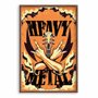 Quadro Decorativo Heavy Metal Mãos E Guitarra