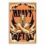 Quadro Decorativo Heavy Metal Mãos E Guitarra