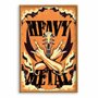 Quadro Decorativo Heavy Metal Mãos E Guitarra