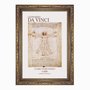 Quadro Decorativo Homem Vitruviano de Leonardo da Vinci