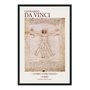 Quadro Decorativo Homem Vitruviano de Leonardo da Vinci