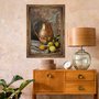 Quadro Decorativo Jarra Com Frutas Vintage Farmhouse