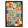 Quadro Decorativo Ladrilho Abstrato Estilo Modern Heritage