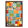 Quadro Decorativo Ladrilho Abstrato Estilo Modern Heritage