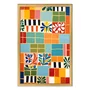 Quadro Decorativo Ladrilho Abstrato Estilo Modern Heritage
