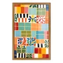 Quadro Decorativo Ladrilho Abstrato Estilo Modern Heritage