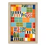 Quadro Decorativo Ladrilho Abstrato Estilo Modern Heritage