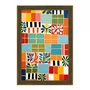 Quadro Decorativo Ladrilho Abstrato Estilo Modern Heritage