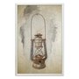 Quadro Decorativo Lampião Vintage Farmhouse