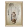 Quadro Decorativo Lampião Vintage Farmhouse