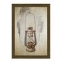 Quadro Decorativo Lampião Vintage Farmhouse