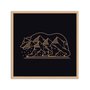 Quadro Decorativo Lobo e Montanha