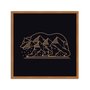 Quadro Decorativo Lobo e Montanha
