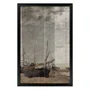 Quadro Decorativo "Maré Baixa, Veleiros Encalhados" de Eugène Boudin