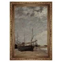 Quadro Decorativo "Maré Baixa, Veleiros Encalhados" de Eugène Boudin