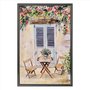 Quadro Decorativo Mesa Com Duas Cadeiras De Madeira Vintage