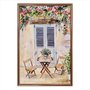 Quadro Decorativo Mesa Com Duas Cadeiras De Madeira Vintage