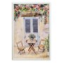 Quadro Decorativo Mesa Com Duas Cadeiras De Madeira Vintage
