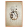 Quadro Decorativo Molduras Com Flores Vintage