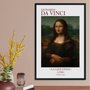 Quadro Decorativo Mona Lisa de Leonardo da Vinci