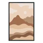Quadro Decorativo Montanhas Paisagem Estilo Boho Quadro Decorativo Montanhas Paisagem Estilo Boho
