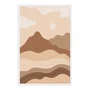 Quadro Decorativo Montanhas Paisagem Estilo Boho Quadro Decorativo Montanhas Paisagem Estilo Boho