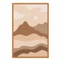 Quadro Decorativo Montanhas Paisagem Estilo Boho Quadro Decorativo Montanhas Paisagem Estilo Boho