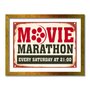 Quadro Decorativo Movie Marathon