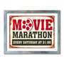 Quadro Decorativo Movie Marathon