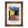 Quadro Decorativo O Terraço do Café à Noite de Van Gogh