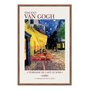 Quadro Decorativo O Terraço do Café à Noite de Van Gogh