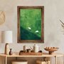 Quadro Decorativo Ovelhas Sobre O Pasto Verde Vintage Farmhouse