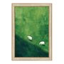 Quadro Decorativo Ovelhas Sobre O Pasto Verde Vintage Farmhouse