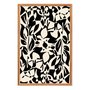 Quadro Decorativo Padrão Abstrato Estilo Japandi