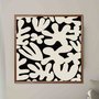 Quadro Decorativo Padrão Abstrato Estilo Japandi