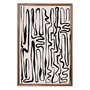 Quadro Decorativo Padrão Abstrato Minimalista Estilo Japandi