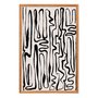Quadro Decorativo Padrão Abstrato Minimalista Estilo Japandi