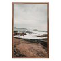 Quadro Decorativo Paisagem Praia Com Rochas na Costa Estilo Japandi