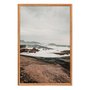 Quadro Decorativo Paisagem Praia Com Rochas na Costa Estilo Japandi